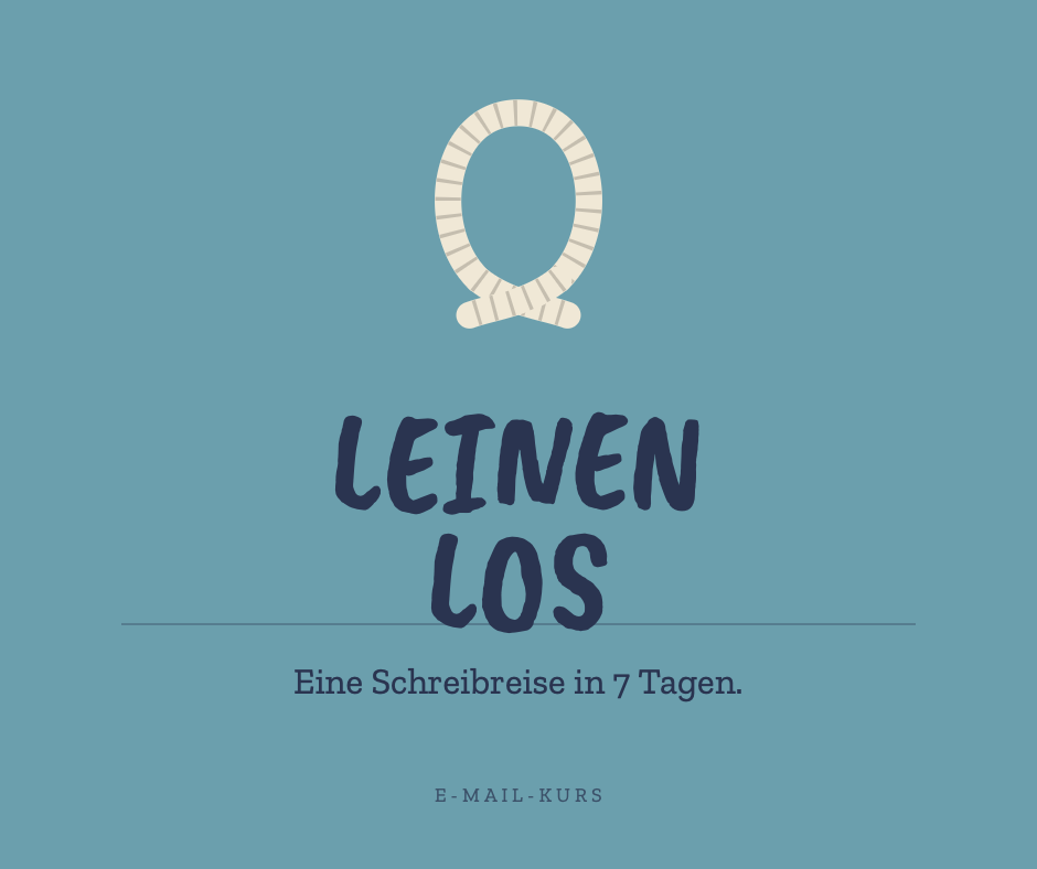 Email Kurs Leinen los - mit dem Schreiben anfangen mit Antoinette Lühmann